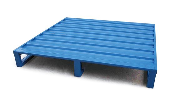 4 Yönlü Erişim 1250 * 1150mm Galvanizli Ağır Hizmet Tipi Çelik Palet