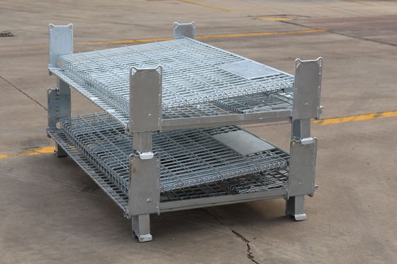 Lojistik Çinko Kaplı 1000kg 50 * 100mm Hasır Kutu Paleti