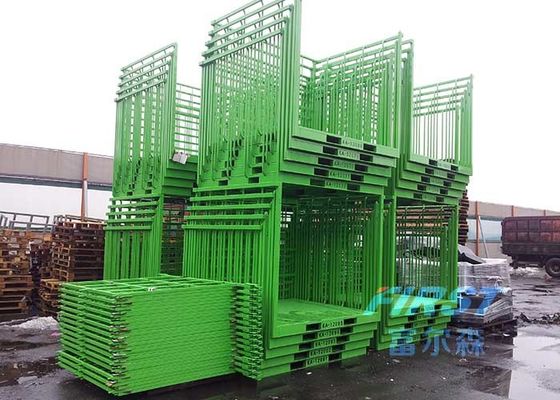Yeşil Toz Boya 1.5M Derinlik 60 "İstiflenebilir Çelik Paletler