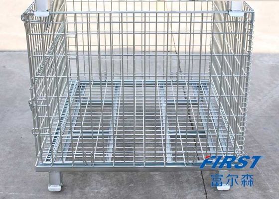 Atölye Taşımacılığı Hareketli 6.4mm Çelik Q235 Metal Depolama Kafesi
