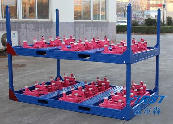 RAL Galvanizli lojistik Araba Motoru Ciro İstiflenebilir Çelik Paletler