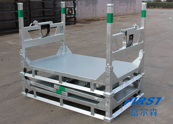 ISO Galvanizli 4 Katmanlı İstifleme 1.5T Çelik Taşıma Paleti