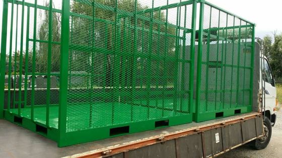 Çinko Kaplama 1250mm Yükseklik Forklift Kılavuzu Çelik Lastik Paleti
