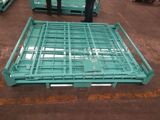 Çatal Erişim 50 * 100mm Hasır 6.0mm Tel Metal Palet Kafesleri