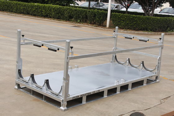 Katlanabilir 1500KGS Sıcak Daldırma Çinko Çelik Taşıma Paleti