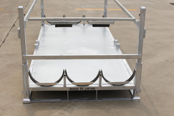 Katlanabilir 1500KGS Sıcak Daldırma Çinko Çelik Taşıma Paleti