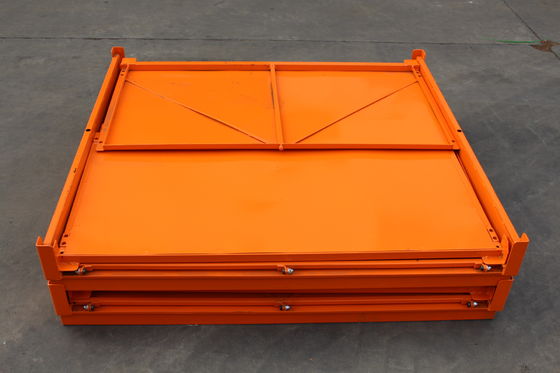 Katlanabilir 2T Elektro Çinko Kaplama Katlanabilir Metal Kafes
