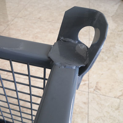 Depo Katlanabilir Çelik Q235 6.0mm Hasır Konteyner