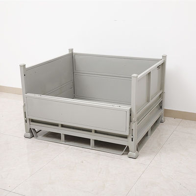 ISO 4 Yollu Giriş RAL Renkli Galvanizli Metal Palet Kafesleri