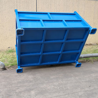 Lojistik Taşıma 150KGS Kapasiteli 1.0mm Çelik Palet Kafesleri