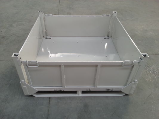 Toz Boya 1500kg Kapasiteli 2mm Çelik Palet Kafesleri