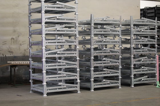 Süpermarket 50 * 100mm Hasır 6.0mm Tel Metal Depolama Kafesleri