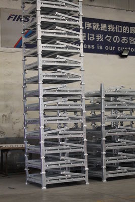 Süpermarket 50 * 100mm Hasır 6.0mm Tel Metal Depolama Kafesleri